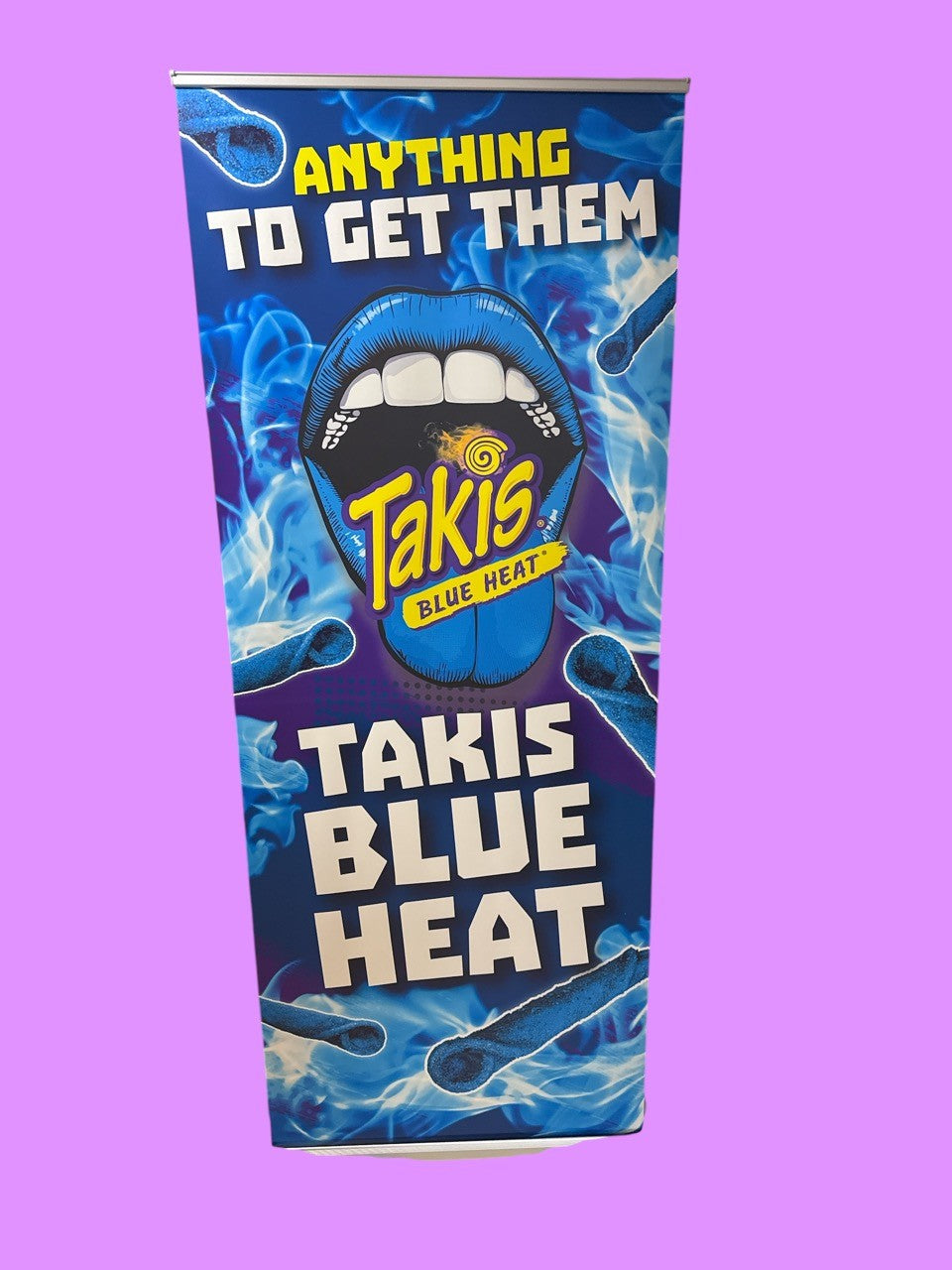 TAKIS Blue Heat Roller Banner