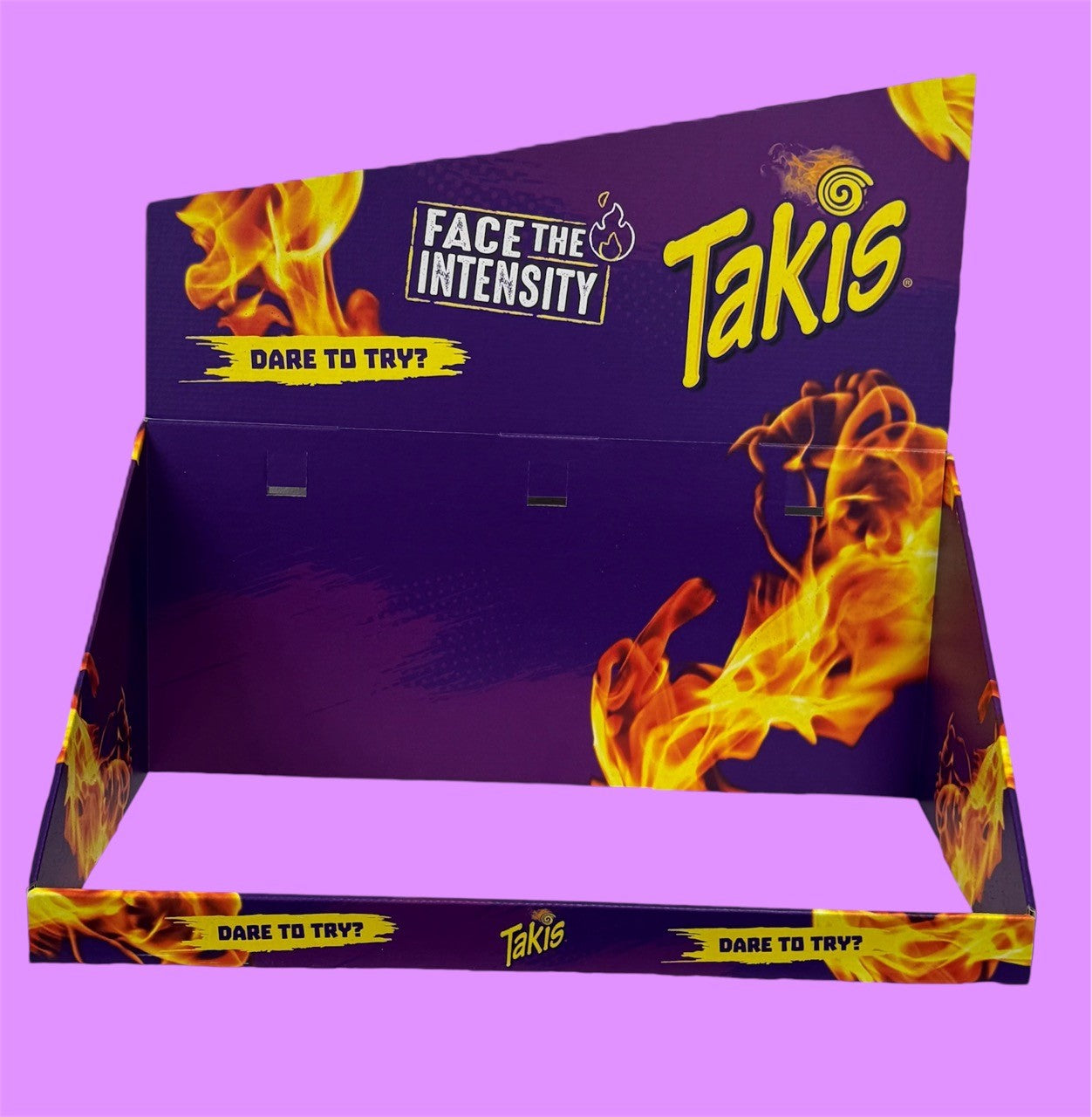 TAKIS Shelf Stacker CDU - Supplied with 3 hooks per unit