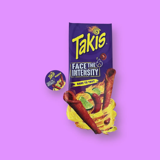 Pack of TAKIS Window Sticker & Shelf Wobbler - (2 of each per pack)